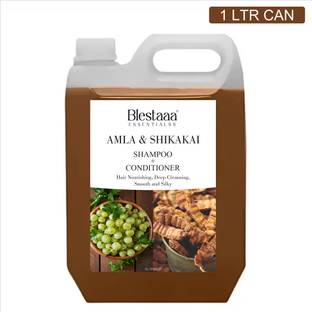 blestaaa essentialss Herbal Amla Onion Reetha Shikakai Shampoo Promotes Hair Growth & Strength