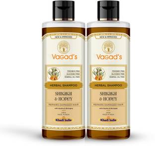 vagad's khadi Herbal Shikakai and Honey Shampoo | Maintain moisture | Parabens, Silicon Free