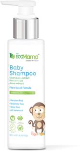 The Eco Mama Gentle Baby Shampoo - Organic & Tear-Free Formula ideal for Newborns & toddlers