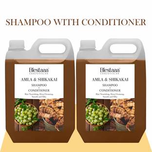 blestaaa essentialss Amla Shampoo - Ayurvedic Shampoo For Preventing Hairfall & Breakage.