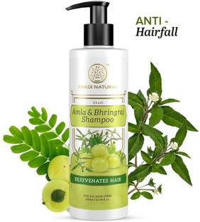 KHADI NATURAL Amla & Bhringraj Shampoo for Controlling Dandruff & Hair fall