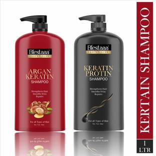 blestaaa essentialss ARGAN Keratin Smooth Shin And Shampoo For Men And Women.
