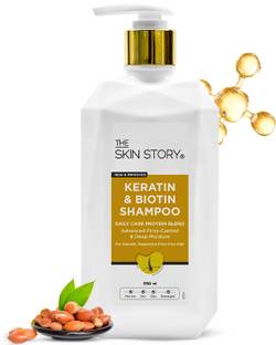 The Skin Story Keratin Shampoo, Soft & Anti Frizz Hair, Split End, Damage Repair, Paraben Free
