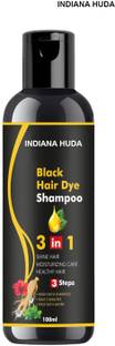 INDIANA HUDA 3-in-1 Herbal Black Hair Shampoo - 100ml No Stains & Easy Wash