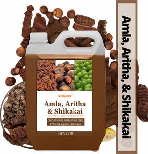 Sonavi Shikakai & Amla Anti Hair Fall Shampoo with Conditioner for Reducing Hair Loss