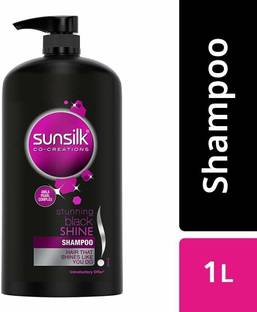 SUNSILK Stunning Black Shine Shampoo 1 ltr