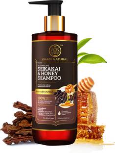 KHADI NATURAL Shikakai & Honey Hair Shampoo - Powerd Botanics | Reduce Hair Fall