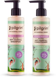 Pilgrim Spanish Rosemary & Biotin Anti-Hair fall Shampoo and Conditioner