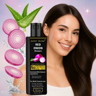 jashvii herbal Onion-Aloevera Shampoo For Hair Fall Control | Suitable for All Type Hair