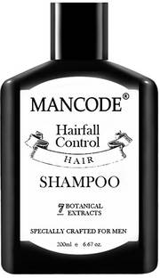MANCODE Hair Fall Control Hair Shampoo for Men Enriched with Natural Nutrients, Helps to Prevents Hair Fall, Promotes Hair Growth, Stimulates Hair Follicles, Ensures Greasy-Free Healthy Scalp, Suitable for all Hair Types, 200ml