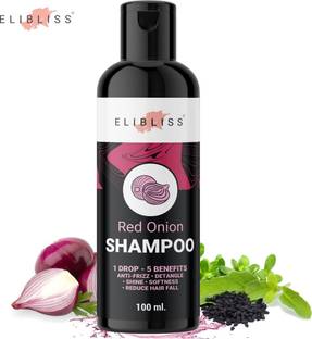 ELIBLISS Red Onion Hair Shampoo, With 27 Hair Boosters Controls Anti Hair Fall & Dandruff Free Hair Growth Men & Women (100 ml)