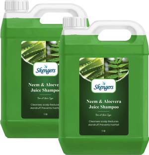 skengers Natural Neem & Aloe Vera Juice Cleanser Shampoo
