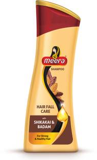 Meera Hairfall Care Shampoo,Goodness Of Badam & Shikakai,Paraben Free