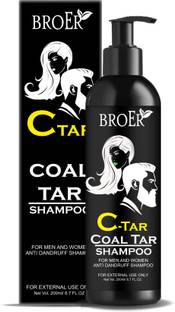 BROER C-TAR Anti dandruff Coal Tar Shampoo With salicylic acid 2% w/w For Mem & Women