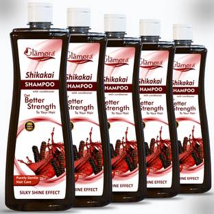 Glamora Advanced Formulated Shikakai Shampoo for Silky And Shiney Hair