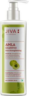 JIVA AYURVEDA Amla Shampoo - Ayurvedic Shampoo For Preventing Hairfall & Breakage - 200 ml - Pack of 1