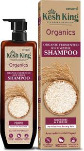 Kesh King Organics Anti Frizz Shampoo with fermented rice water for dry frizzy hair