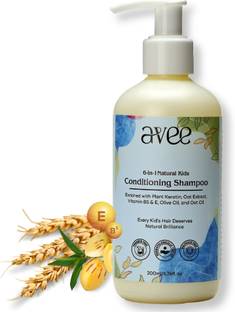 AVEE Kids Shampoo for 5 to 12 Years - Silky & Shiny Hair, Reduces Itchy Scalp