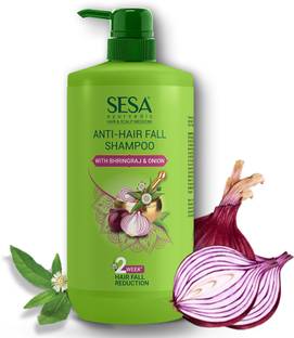 SESA Ayurvedic Anti-Hair Fall Shampoo with Bhringraj and Onion for Soft & Shiny Hair