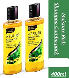 ASSURE Moisture Rich Shampoo Enriched with Green Tea Extract (400ml)