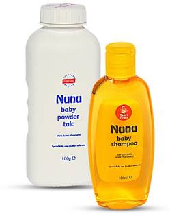 Nunu Baby shampoo and powder