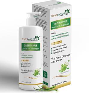 7 Days apple shampoo For faster hair growth & hair fall dandruff control