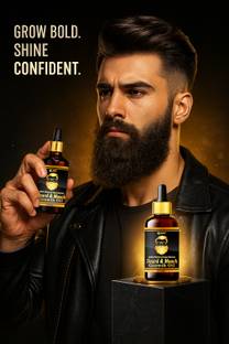 QUAT BeardForge Premium Growth Oil for Stronger Roots and Maximum Beard Density