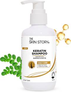 The Skin Story Keratin Shampoo, Soft & Anti Frizz Hair, Split End, Damage Repair, Paraben Free