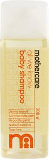 Mothercare All We Know Baby Shampoo | Gentle No-Tear Formulation for Soft & Shiny Hair