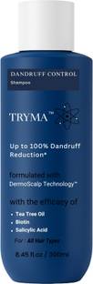 Tryma Dandruff Control Shampoo|Up to 100% Dandruff Reduction*| Salicylic Acid & Biotin