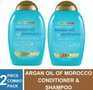 ogx ARGAN OIL OF MOROCCO SHAMPOO & CONDITIONER (COMBO PACK 770 ML)