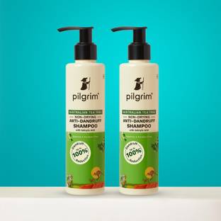 Pilgrim Australian Tea Tree Non-Drying Anti-Dandruff Shampoo Pack of 2