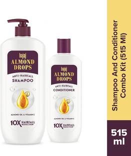 BAJAJ Almond Drops Anti Hairfall Shampoo and Conditioner Combo Kit