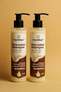 Snibhav Rice Water Shampoo for Frizzy and Dry Hair | Sulphate & Paraben Free