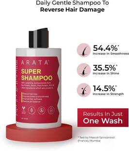 ARATA Super Shampoo with Onion Oil | Prevents Hair Fall & Thinning | SLS Free