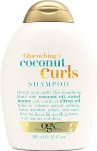 ogx Quenching + Coconut Curls Curl-Defining Shampoo, Paraben & Sulfate-Free