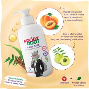FROOT ROOT Flake Fixer Anti Dandruff Shampoo and conditioner for Tweens and Active Kids
