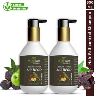 winelam Anti Hair Fall Control Shampoo All Type Hair Problem Herbal Growth Hair Shampoo