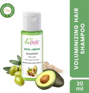 La Pink Olive & Argan Dry & Frizzy Hair Shampoo with Avocado for Smooth & Shiny Hair