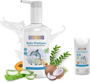 Pingger Natural Baby Shampoo Soft and Shiny Baby Hair Wash 210 ML +30 ML Travel Pack