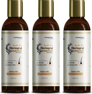 myupchar ayurveda Bhringraj Anti-Hairfall Shampoo with Amla, Hibiscus, and Rosemary-100% Ayurvedic