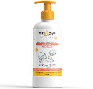 Yellow Naturals Hydrating Body Wash for Kids, Tear Free, All Skin Types