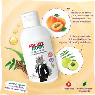FROOT ROOT Flake Fixer Anti Dandruff Shampoo and conditioner for Tweens and Active Kids