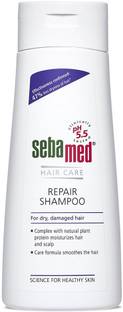 Sebamed Hair Repair Shampoo | pH5.5 I 47% less hair-dryness confirmed |