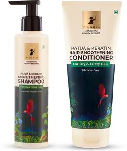 Pilgrim Patua & Keratin Shampoo & Conditioner for Smooth Hair