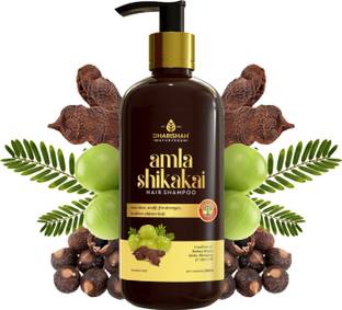 Dharishah Ayurveda Amla Reetha Shikakai Shampoo for Hair Growth Ayurvedic Anti Hairfall & Anti Dandruff Shampoo
