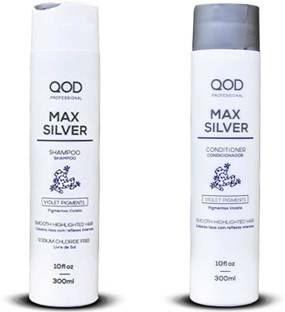 QOD Silver Max Combo - Hair Shampoo & Hair Conditioner
