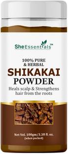 She Essentials Shikakai Powder for Hair Shampoo and Hair Conditioning