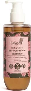 RUSTIC ART Rose Geranium Shampoo 210gm (New)