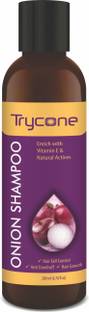 Trycone Onion Shampoo with Vitamin E, Natural Extracts & Herbs, 200 Ml